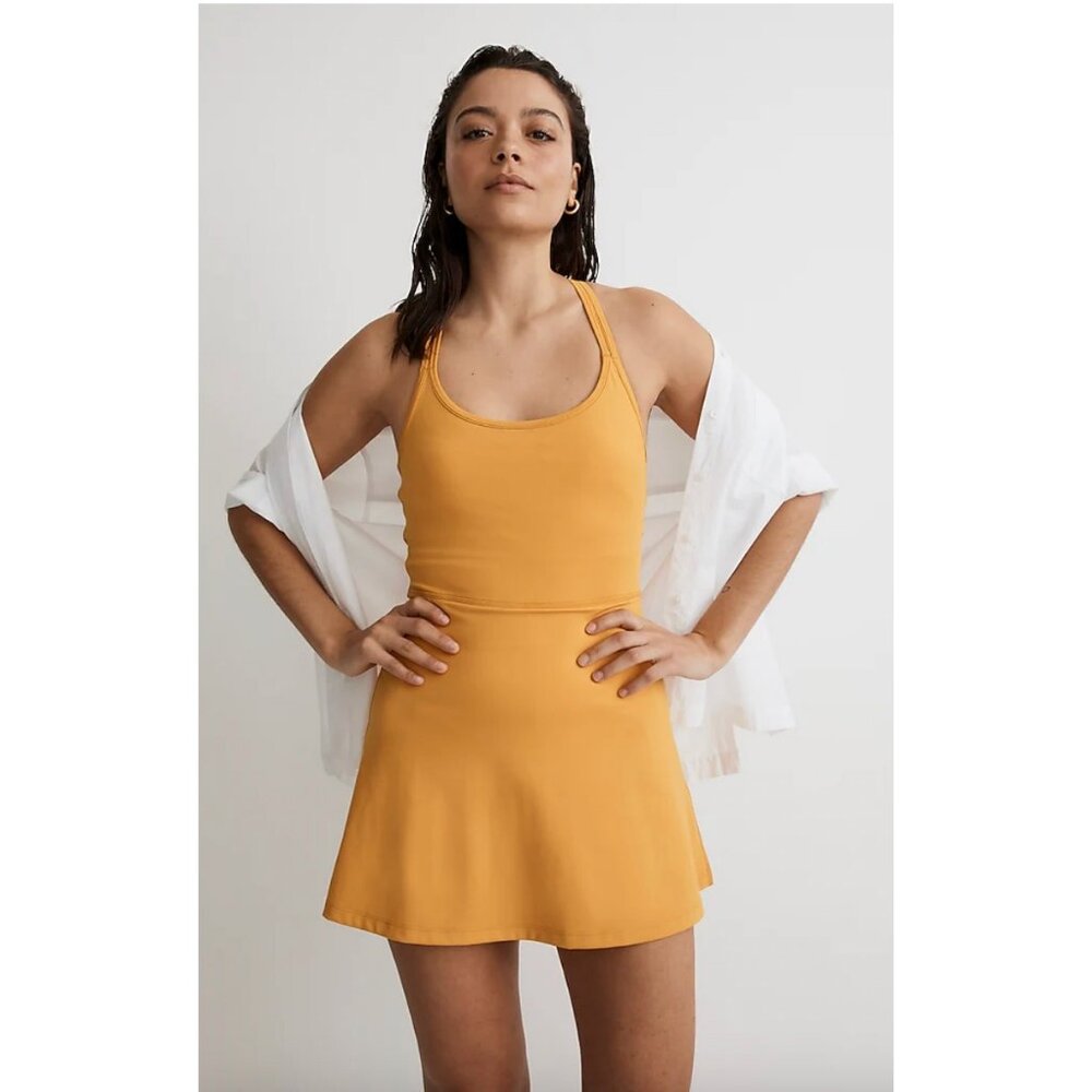 Madewell Mustard Yellow Tank Dress